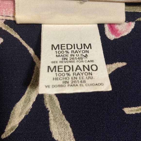 NWOT Vintage Jaclyn Smith Short Sleeve Blouse Top Size M - Picture 8 of 9